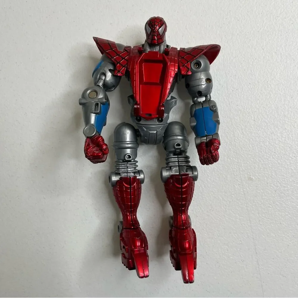 Toy Biz Marvel MegaMorphs 2005 Spider Man Transforming Figure Incomplete READ